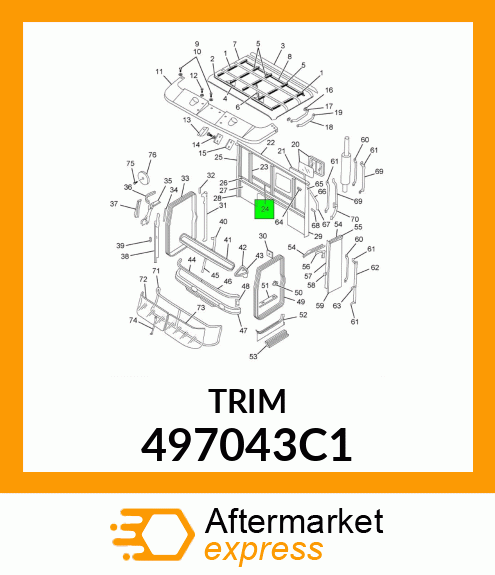 TRIM 497043C1
