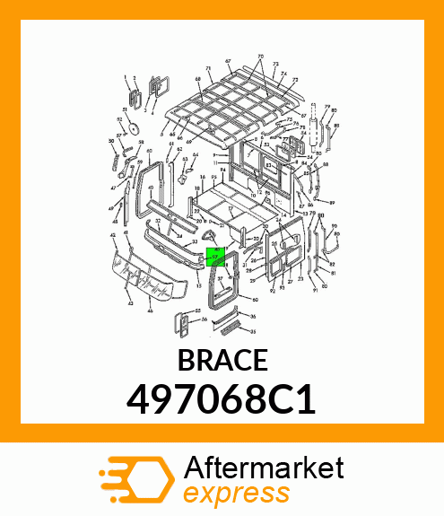 BRACE 497068C1