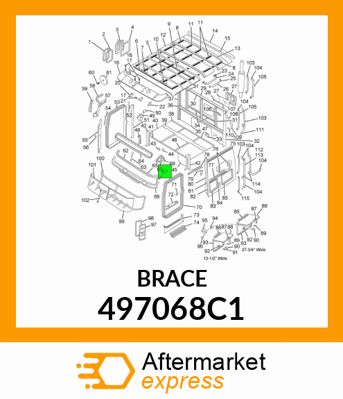 BRACE 497068C1