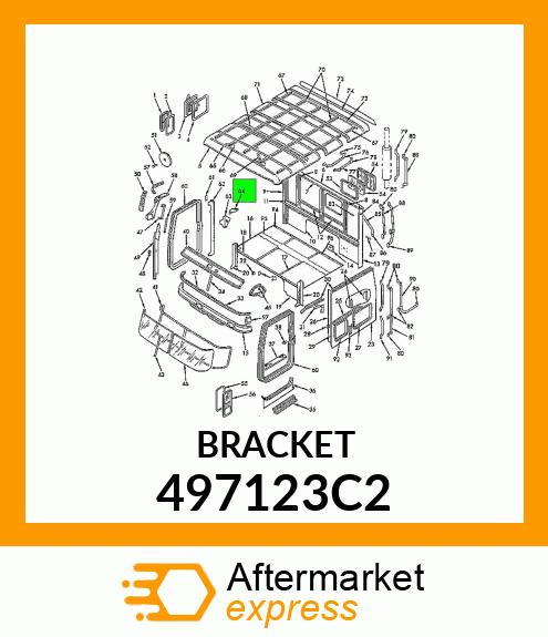 BRACKET 497123C2