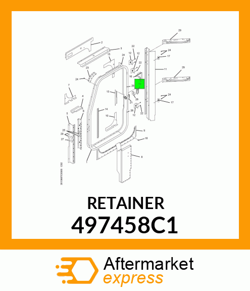 RETAINER 497458C1