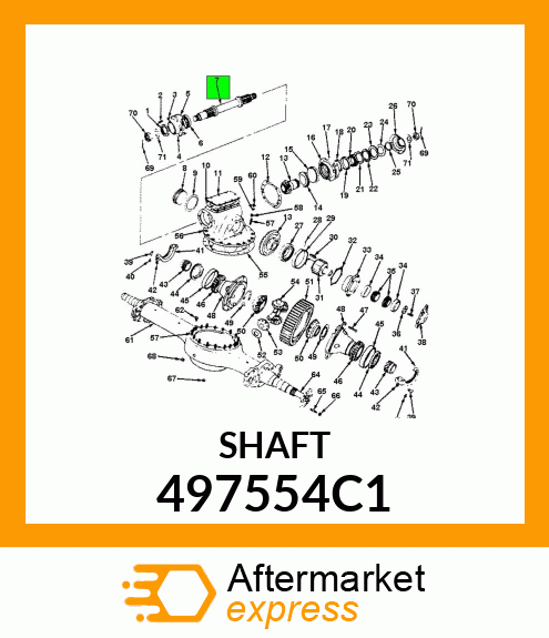 SHAFT 497554C1