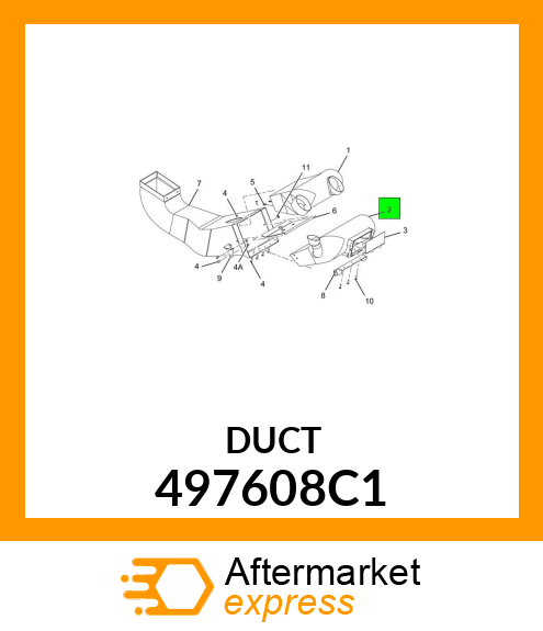 DUCT 497608C1