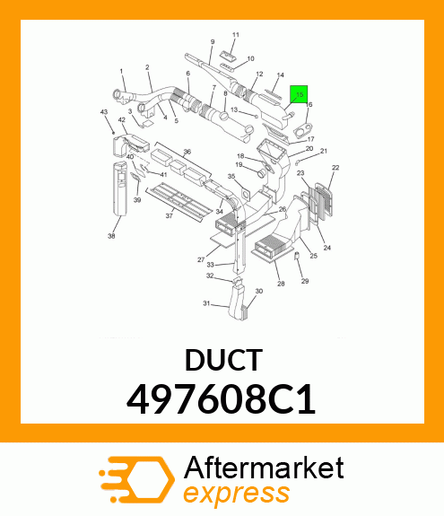 DUCT 497608C1