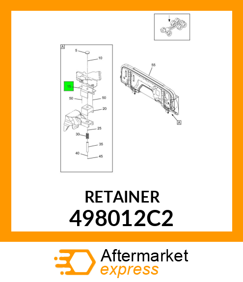 RETAINER 498012C2