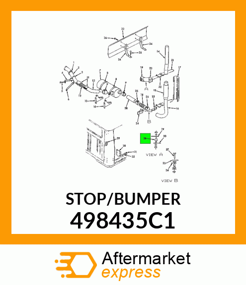 STOP/BUMPER 498435C1