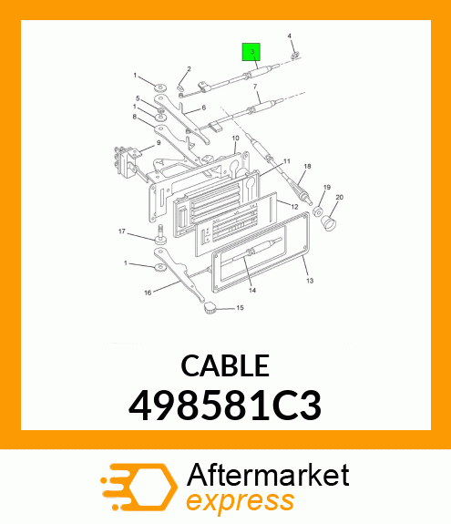 CABLE 498581C3