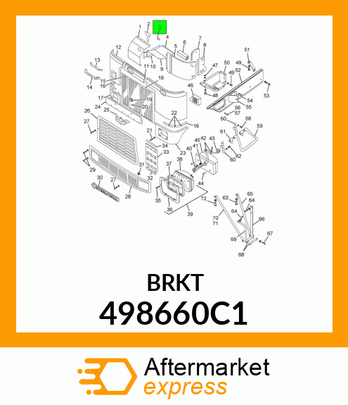 BRKT 498660C1