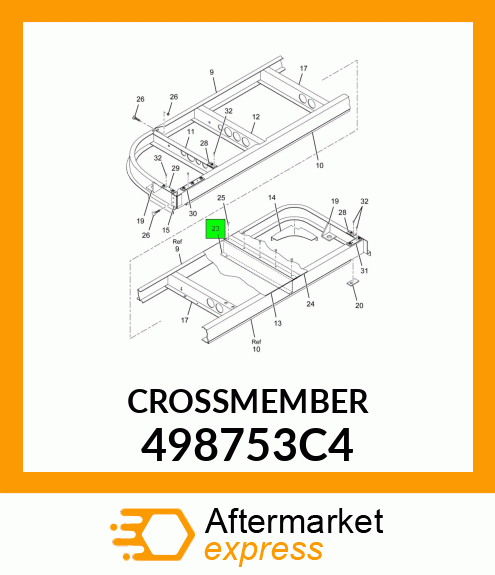 CROSSMEMBER 498753C4