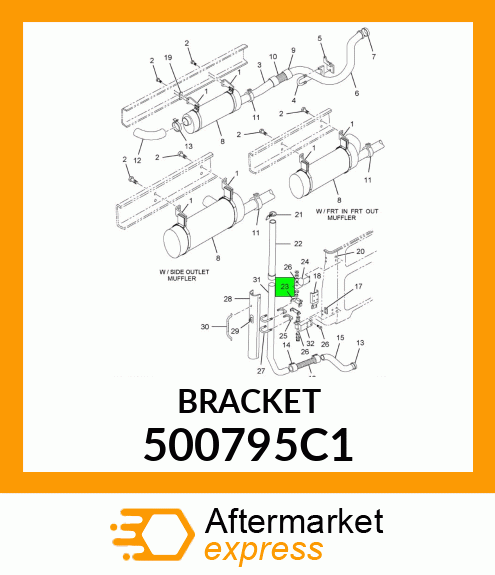 BRACKET 500795C1