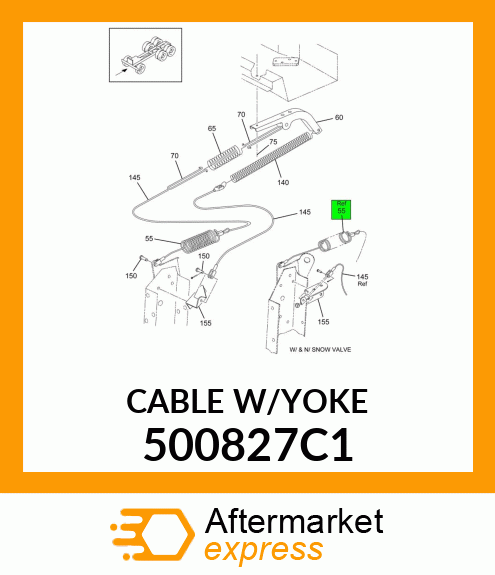 CABLE_W/YOKE 500827C1