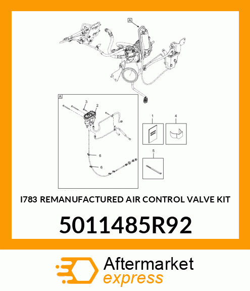 I783 REMANUFACTURED AIR CONTROL VALVE KIT 5011485R92