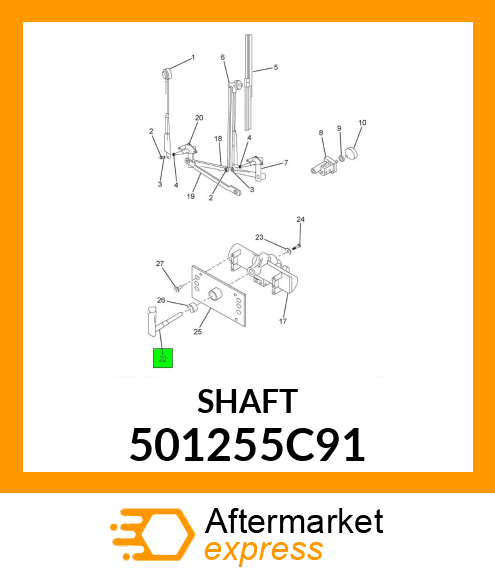 SHAFT 501255C91