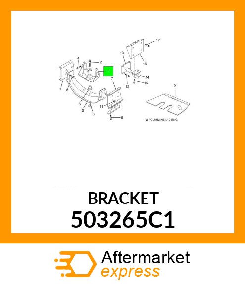 BRACKET 503265C1