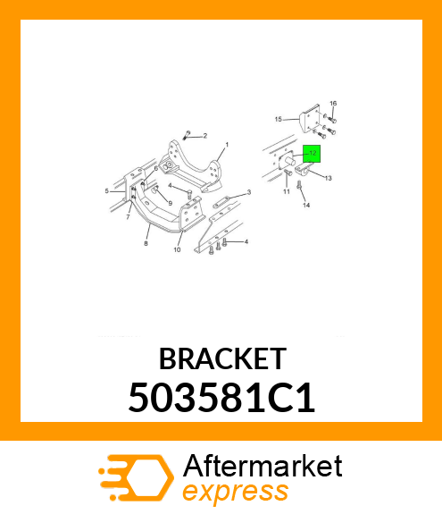 BRACKET 503581C1