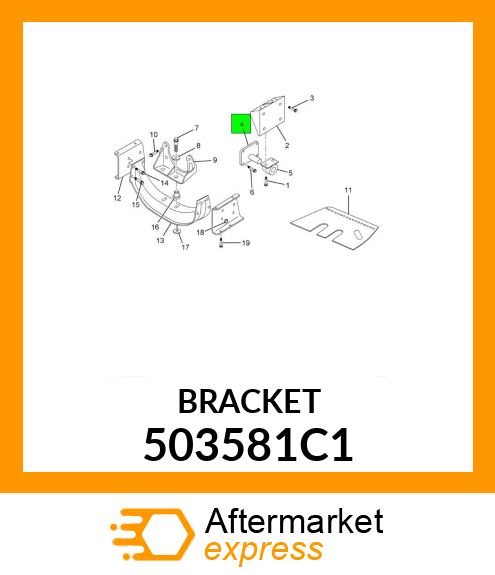 BRACKET 503581C1