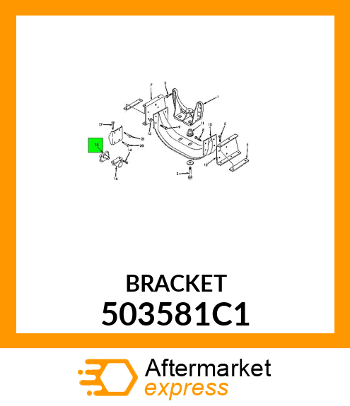 BRACKET 503581C1