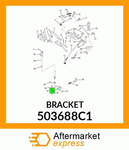 BRACKET 503688C1