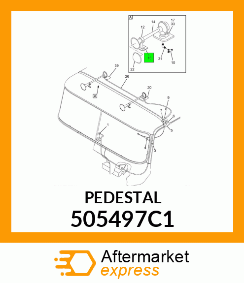 PEDESTAL 505497C1