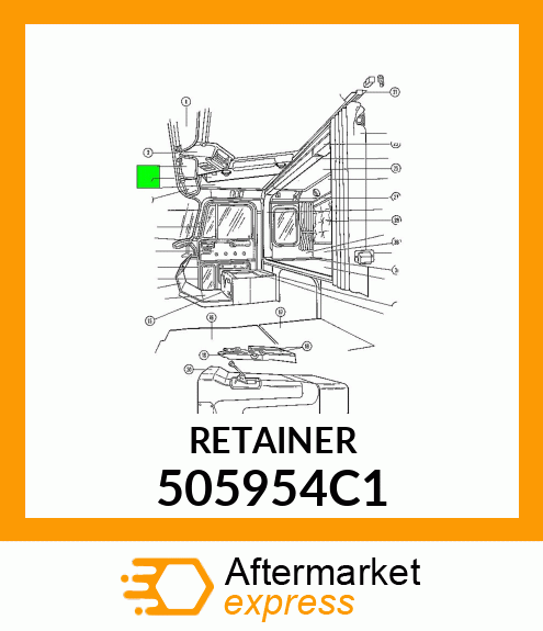 RETAINER 505954C1