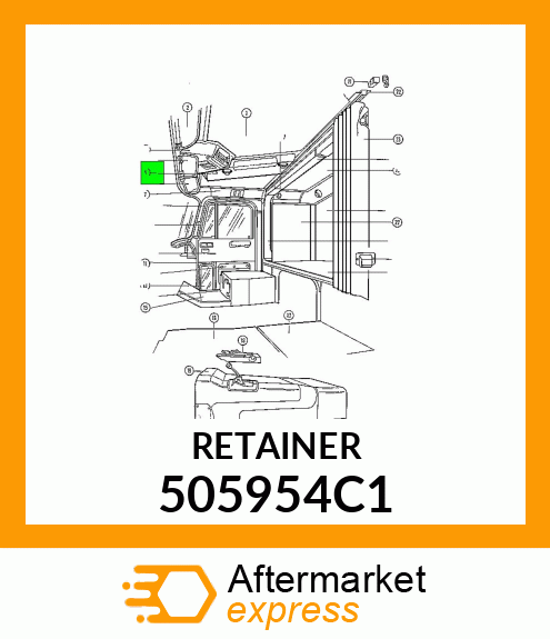 RETAINER 505954C1