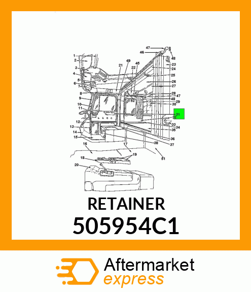 RETAINER 505954C1