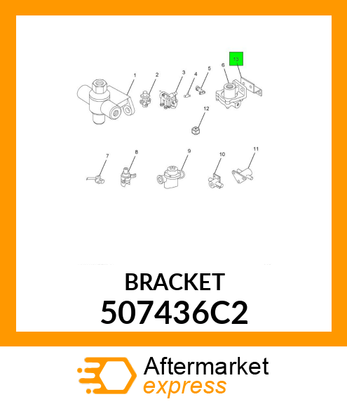 BRACKET 507436C2