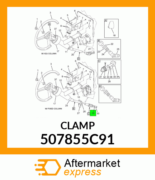 CLAMP3PC 507855C91