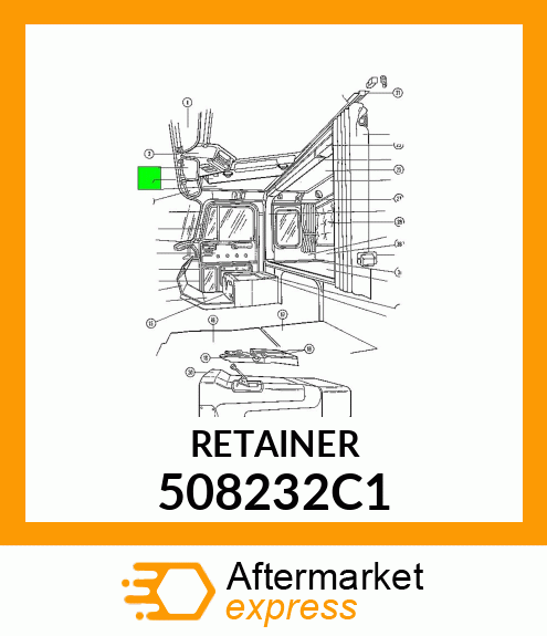 RETAINER 508232C1