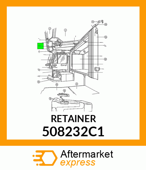 RETAINER 508232C1