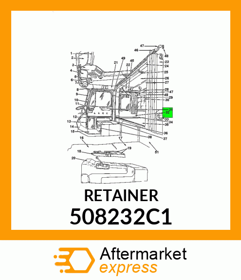 RETAINER 508232C1