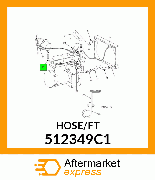 HOSE/FT 512349C1