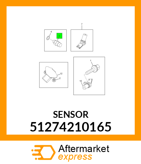 SENSOR 51274210165