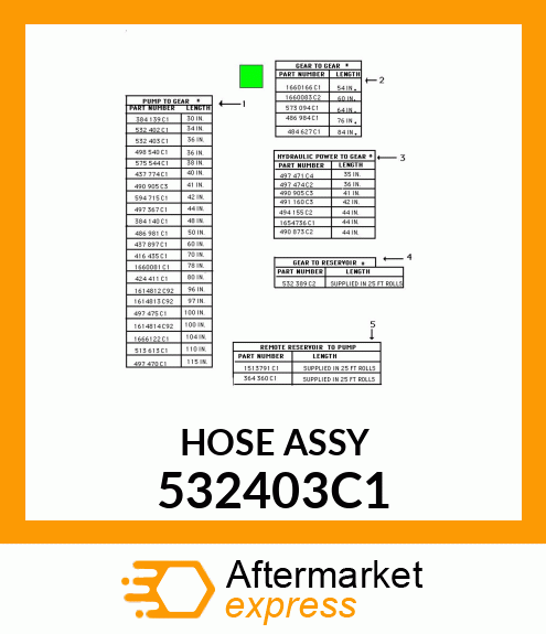 HOSEASSY 532403C1