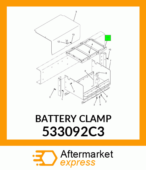 BATTERYCLAMP 533092C3