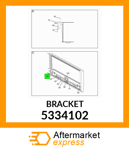 BRACKET 5334102