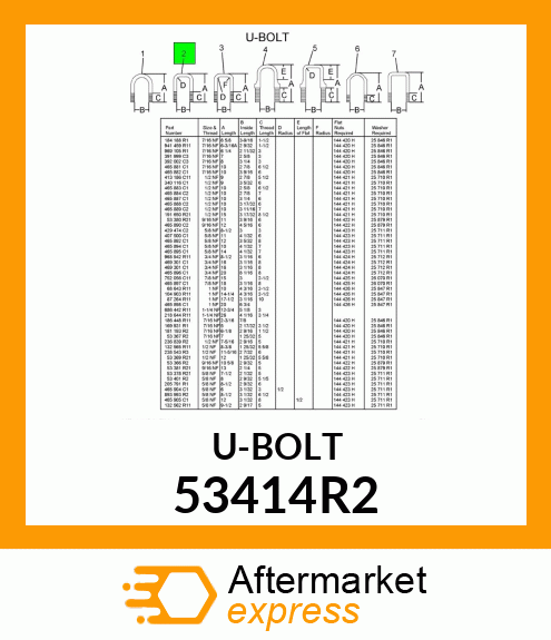 U-BOLT 53414R2