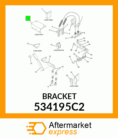 BRACKET 534195C2