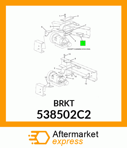 BRKT 538502C2