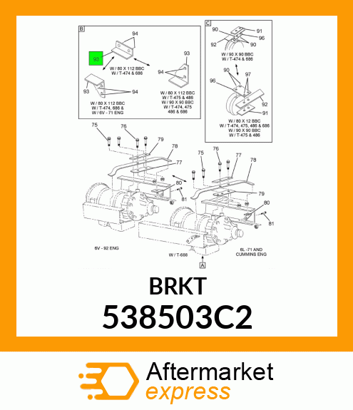 BRKT 538503C2