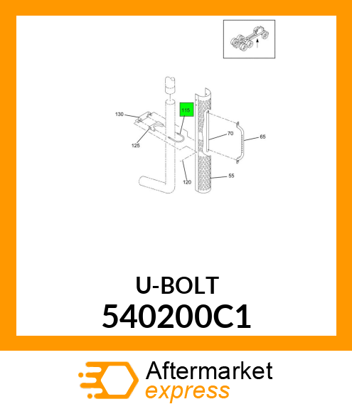 U-BOLT 540200C1