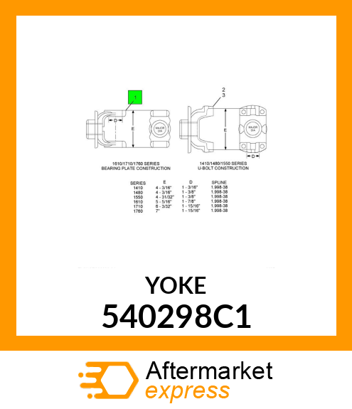 YOKE 540298C1