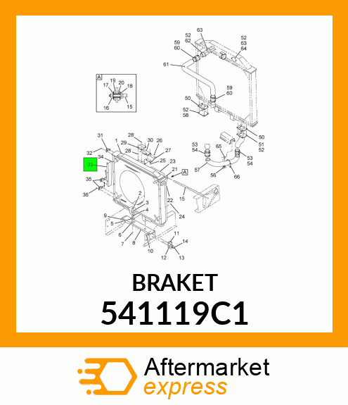 BRAKET 541119C1