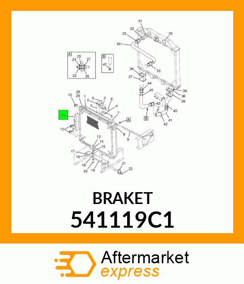 BRAKET 541119C1