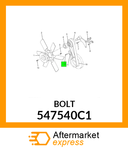 BOLT 547540C1