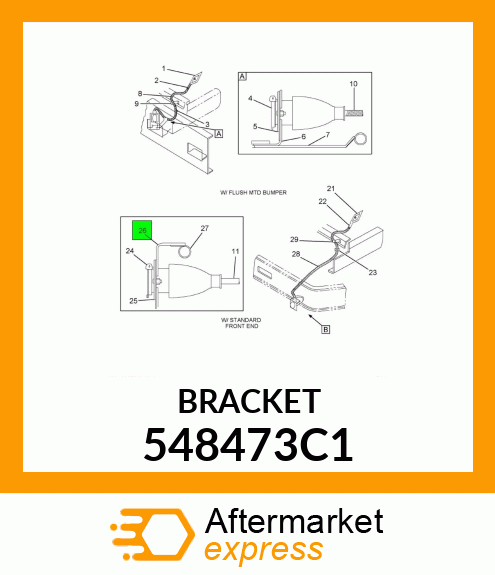 BRACKET 548473C1