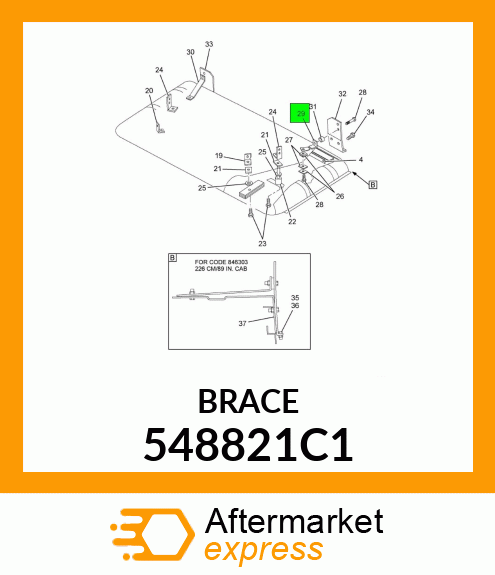 BRACE 548821C1