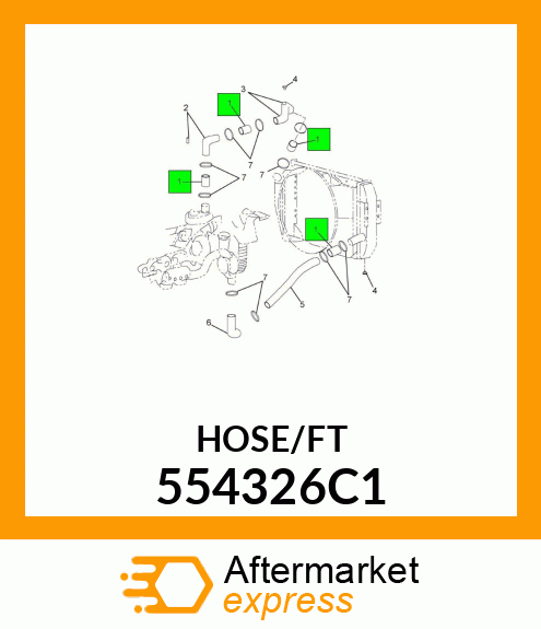 HOSE/FT 554326C1