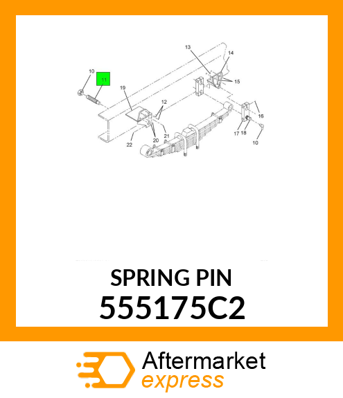 SPRINGPIN 555175C2