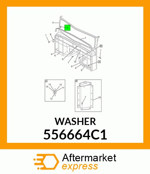 WASHER 556664C1